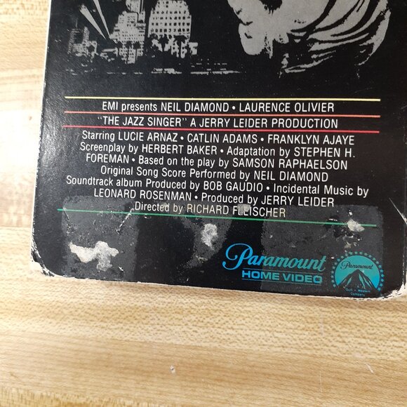 The Jazz Singer 1980 VHS Neil Diamond Laurence Olivier Vintage EMI Cult Music - Picture 3 of 10